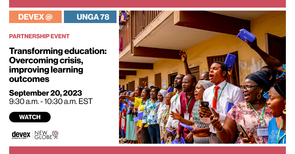 Transforming Education: Overcoming Crisis, Improving Learning Outcomesa